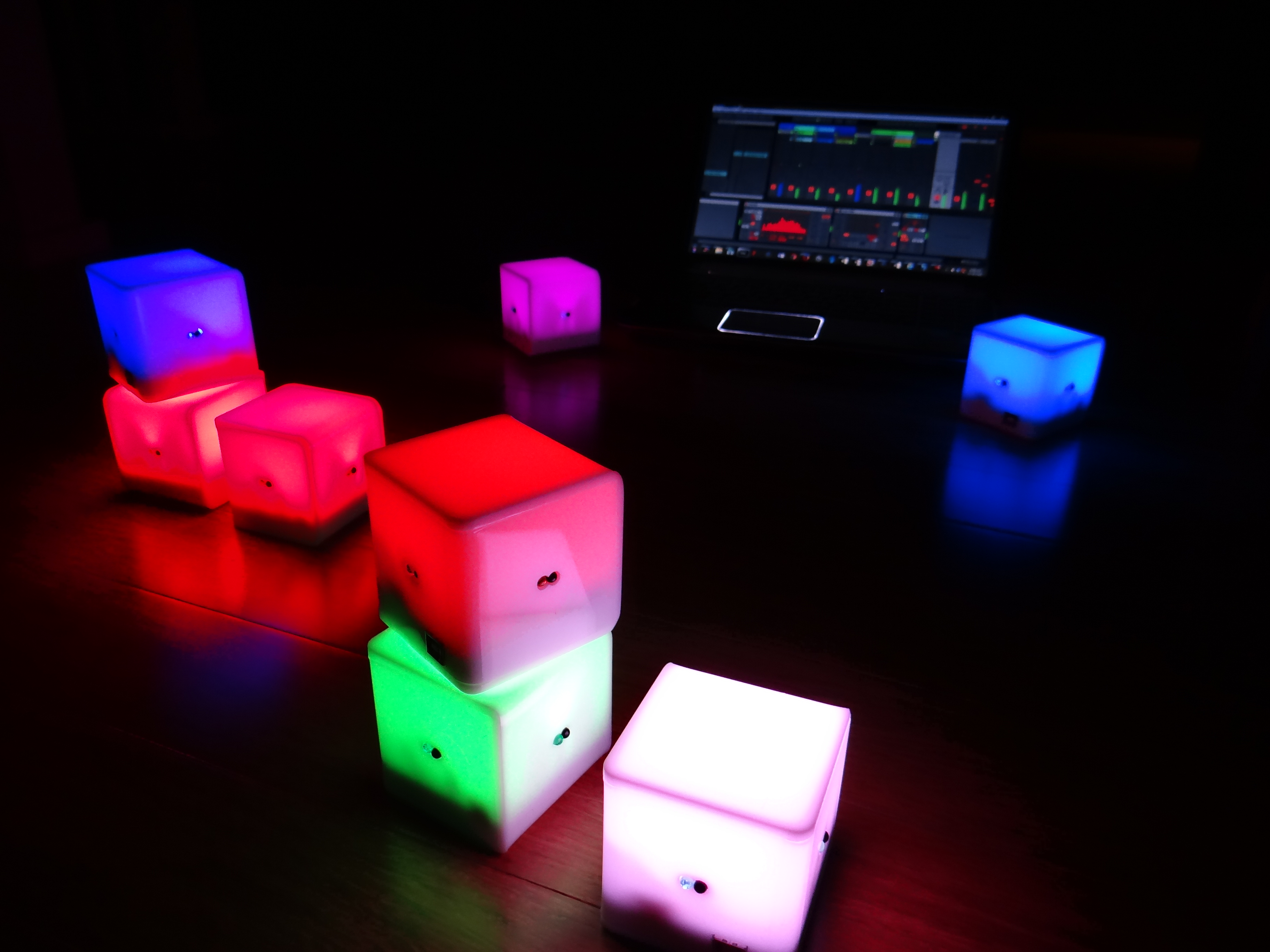 9 Box AudioCubes Instrument/Installation