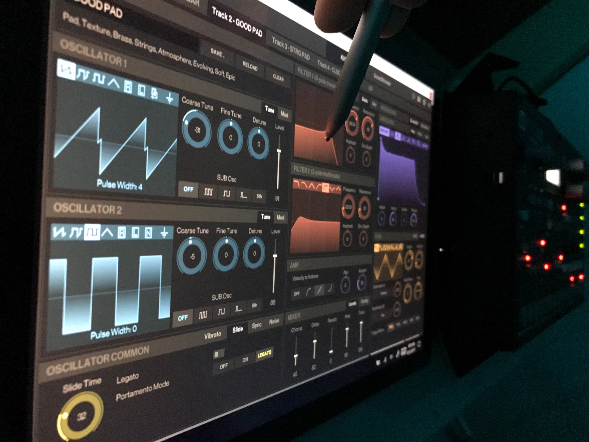 First Impressions Using Elektron Overbridge on Surface Pro 4 with Analog Four