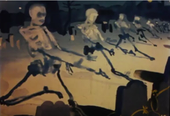 Horror & Gothic Music Themes from the Past: Dark Shadows + Saint-Saëns – Danse Macabre Halloween Film Strip (That One That Scared You in Third Grade) + Outer Limits + Night Gallery