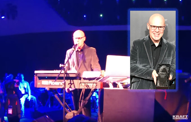 Thomas Dolby Accepts Roland Lifetime Achievement Award, Does Some Storytelling, and Performs Two Hits Using Vintage a Jupiter-4 and Jupiter-8 + 1983 Concert Footage