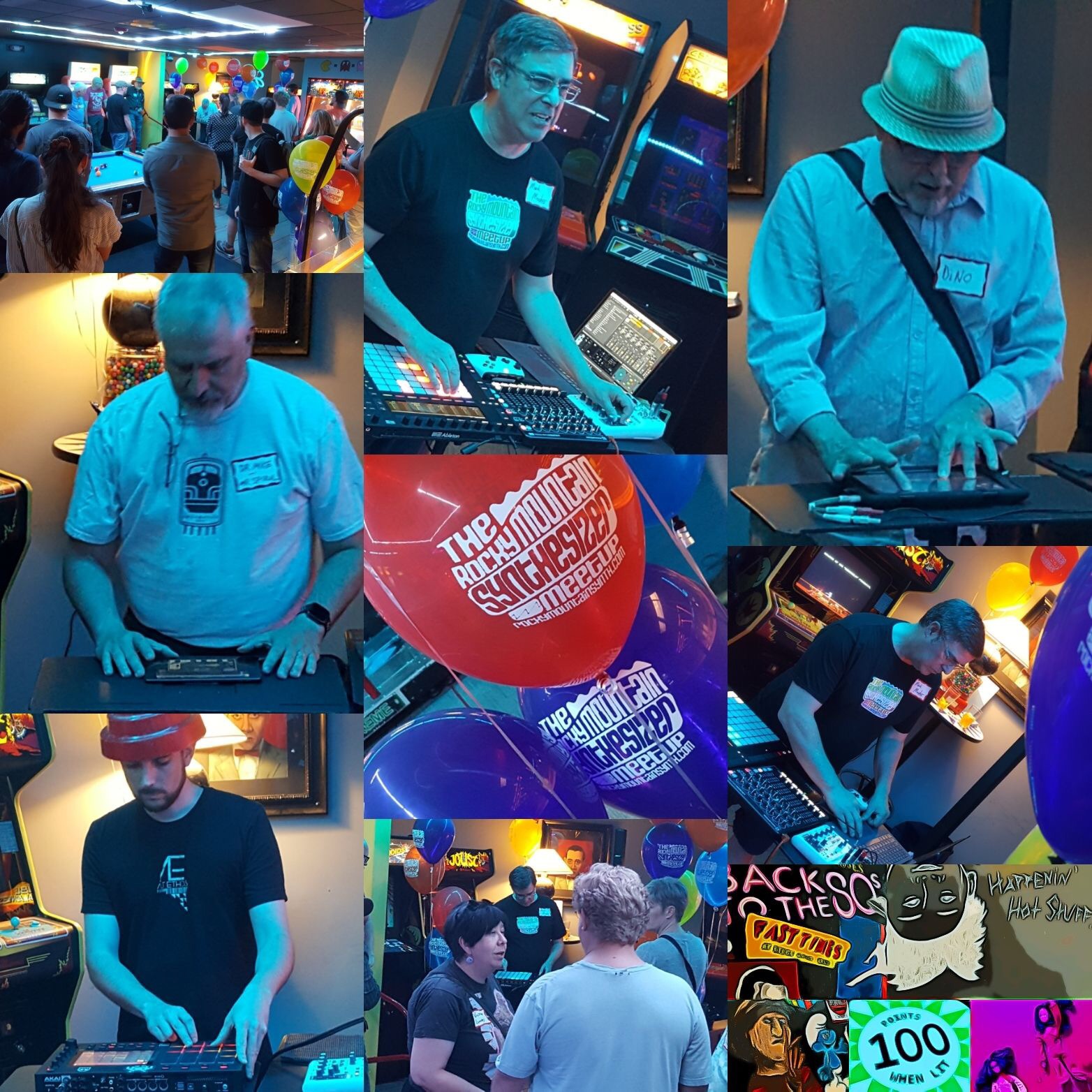 Photos and Video from Rocky Mountain Synthesizer Meetup 7th Anniversary at Tilt Arcade