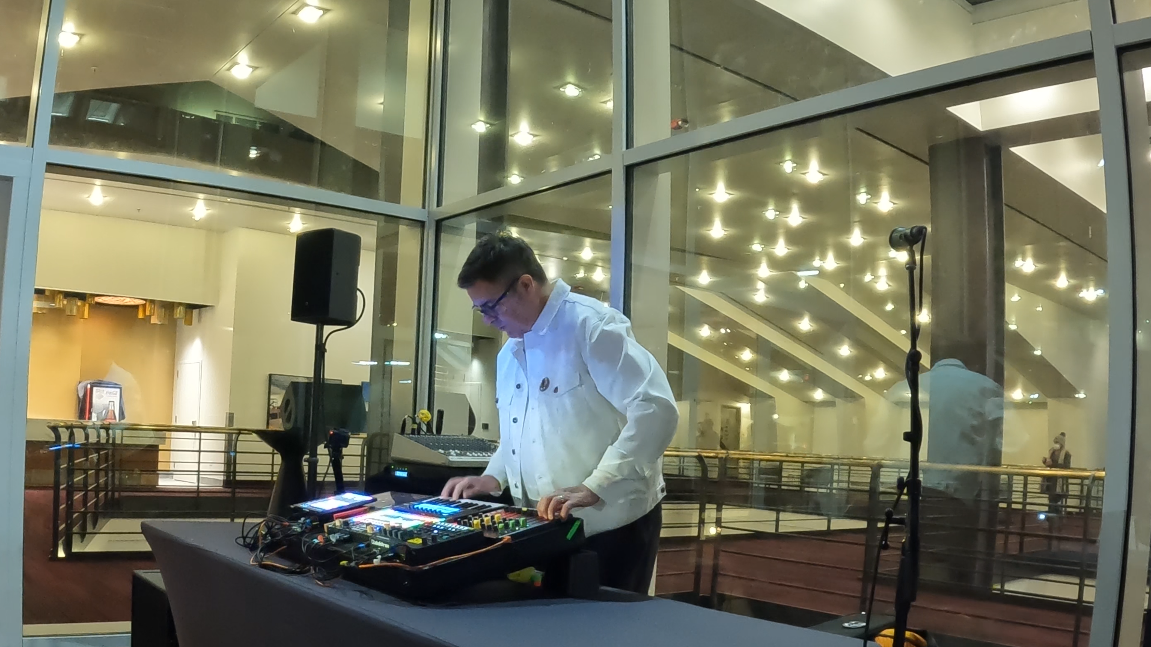 Photos and Video from my Synth Concert for Buell Theater Balcony Set Nov 12, 2021