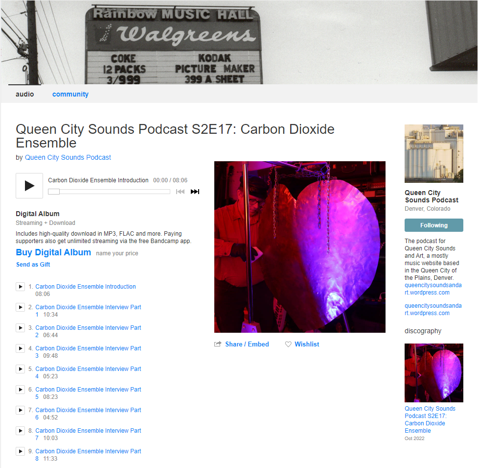 Carbon Dioxide Ensemble Interviewed About Our October 29th Screen Scream Pre-Film Concert at Denver Film Center (and More) on The Queen City Sounds Podcast