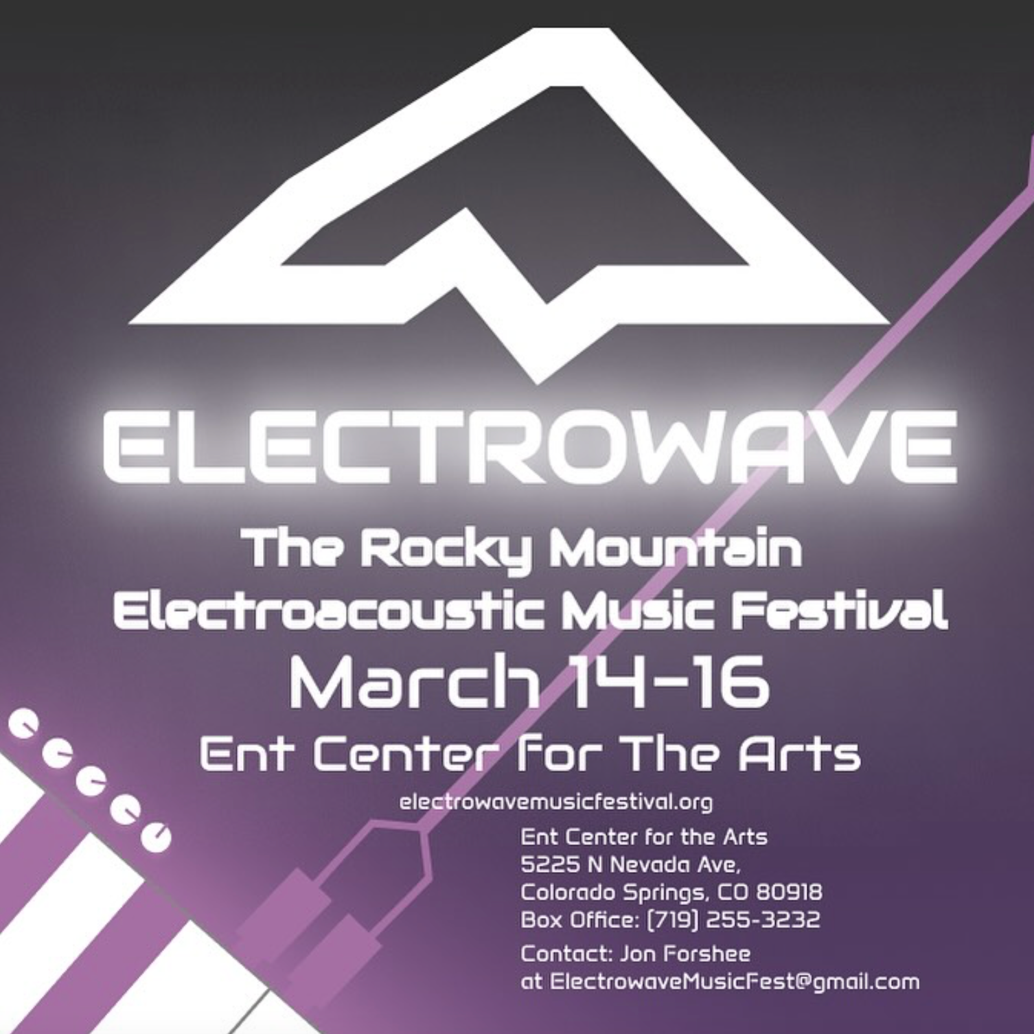 Mark Mosher Performing at Electrowave Festival on Friday March 14th at 7:30 PM at The ENT Center for the Arts in Colorado Springs