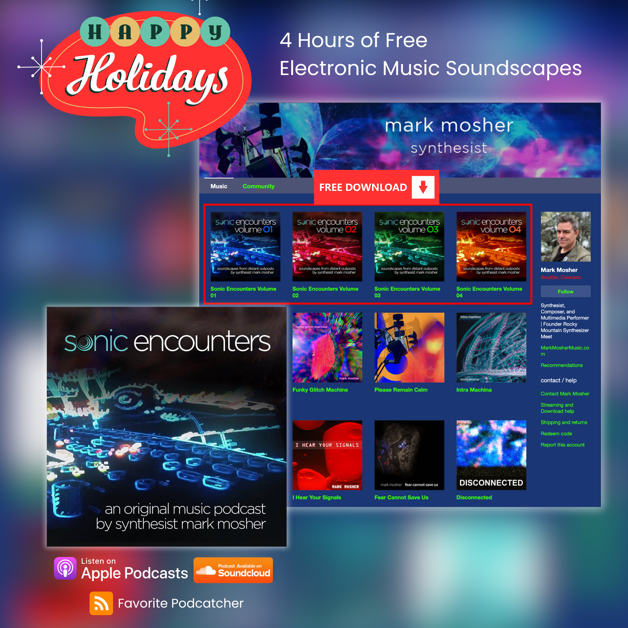 4 Hours of Free Electronic Music Soundscapes from Sonic Encounters Series for Your Holiday Journeys